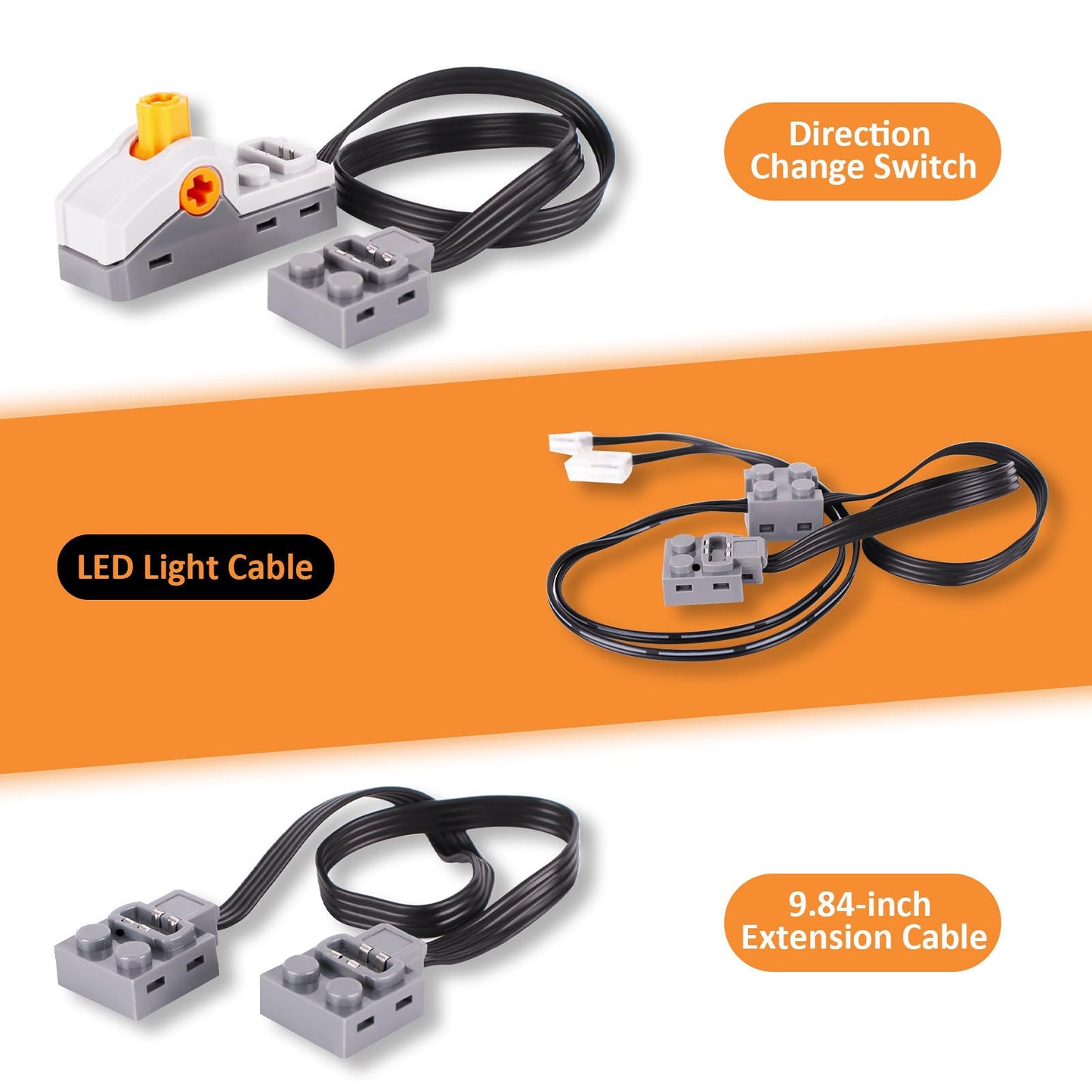 9-In-1 Motor Kit Compatible With Lego Technic, Motor Set With Powerful Motors, Advanced Control Functionality, Ultimate Compatib