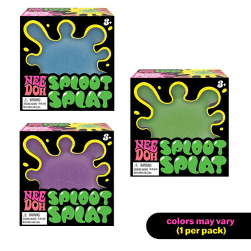 Schylling Needoh Splootsplat -The Splat That Sploots - Sensory Toy To Squish, Squeeze, And Pull - Ages 3 And Up - Color May Vary
