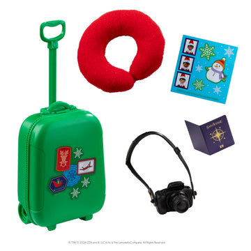 The Elf on the Shelf Polar Props® Travel Set - Small Green Plastic Polyester Travel Accessories