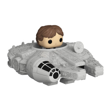 Funko Pop! Bitty Ride: Star Wars - Han Solo With Millenium Falcon
