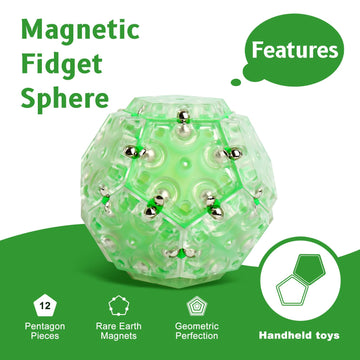 Fidget Toys mature-themed Set Stocking Stuffers Gift for Teenagers & Men - 12-Piece Green Set