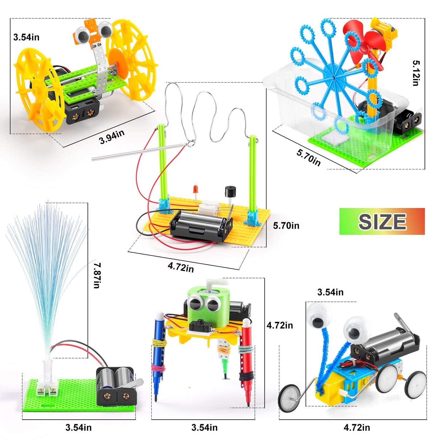 Build A Robot Kit For Kids 8-12, Stem Robotics Building Kits Electronic Robotic Projects Science Experiments, Steam Toys For Boys Girls Engineering Activities Diy Coding Robots 6 7 8 + Year Old