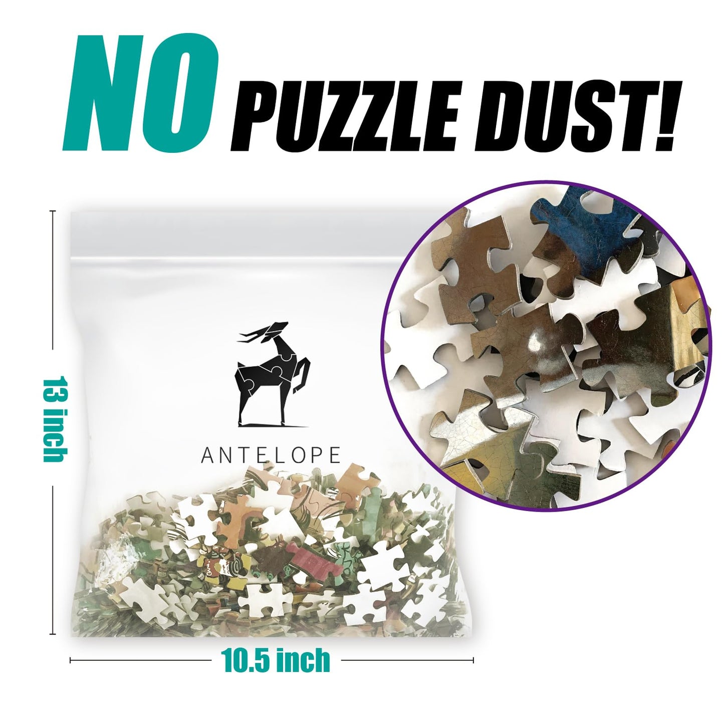 Antelope - 1000 Piece Puzzle For Adults, Girl With A Pearl Earring, By Johannes Vermeer, 1665 - Officially Licensed, Jigsaw Puzz