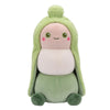 Living on the Veg Plush Toy - 14" Recycled Polyester Green PeacePods Sandra - Collectible from Squishmallows