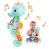 Lightdesire Baby Toys Musical Seahorse,Infant Stuffed Animal Toys With Crinkle And Rattles,Soft Sensory Toys With Textures For T