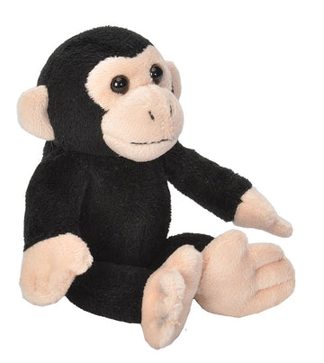 Wild Republic Pocketkins Chimpanzee Stuffed Animal, Five Inches, Gift For Kids, Plush Toy, Fill Is Spun Recycled Water Bottles