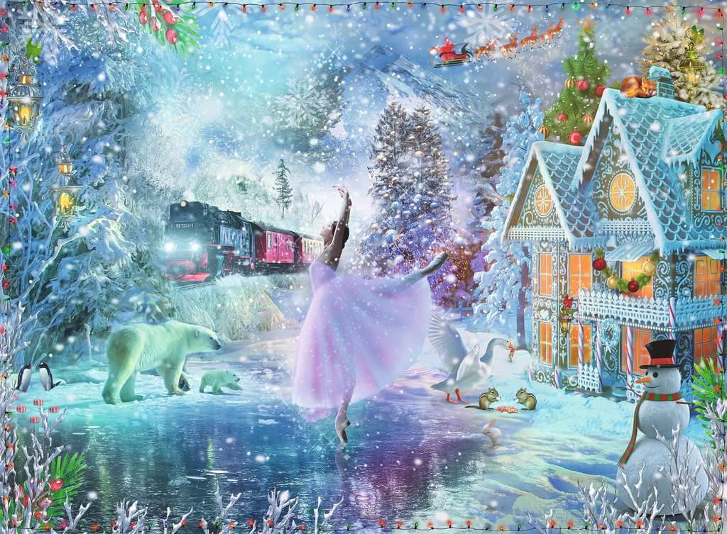 Ravensburger Christmas Jigsaw Puzzles For Kids And Adults Age 9 Years Up - 300 Pieces - Winter Wonderland
