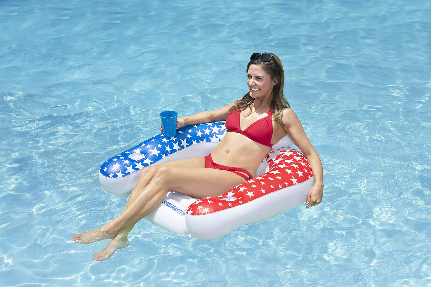 Poolmaster American Stars Paradise Water Chair Swimming Pool Float