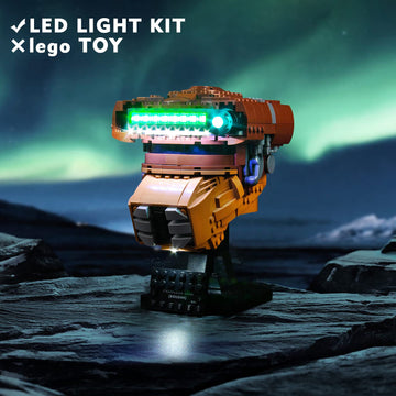 Vonado Led Light Kit Compatible With Lego Princess Leia (Boushh) Helmet 75351, Diy Lights Compatible With Princess Leia Lego Hel