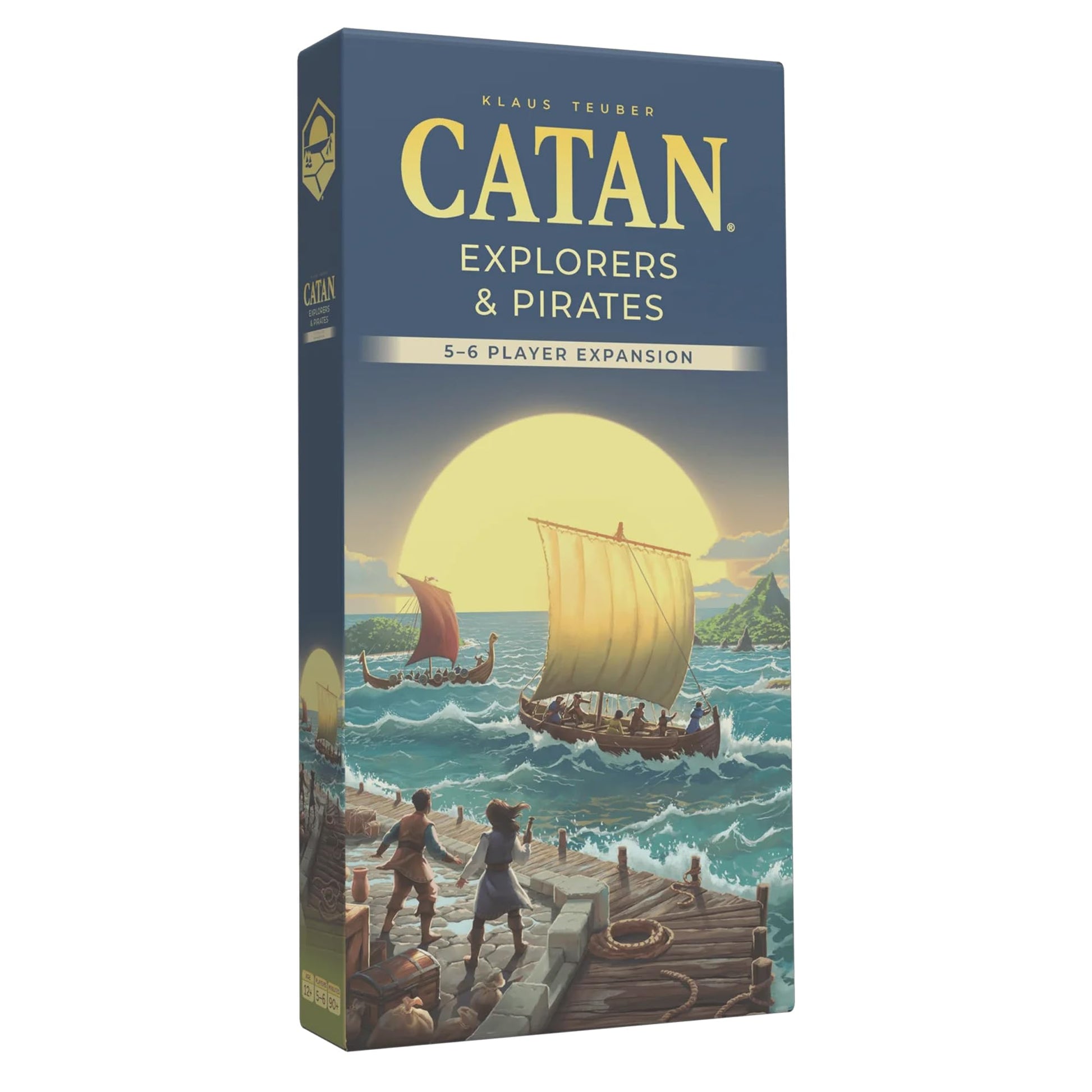CATAN Explorers & Pirates Board Game 5-6 Player EXTENSION - Expand Your CATAN Game for More Players, Strategy Game for Kids & Ad