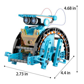 Lucky Doug 12-In-1 Stem Solar Robot Kit Toys Gifts For Kids 8 9 10 11 12 13 Years Old, Educational Building Science Experiment Set Birthday For Kids Boys Girls