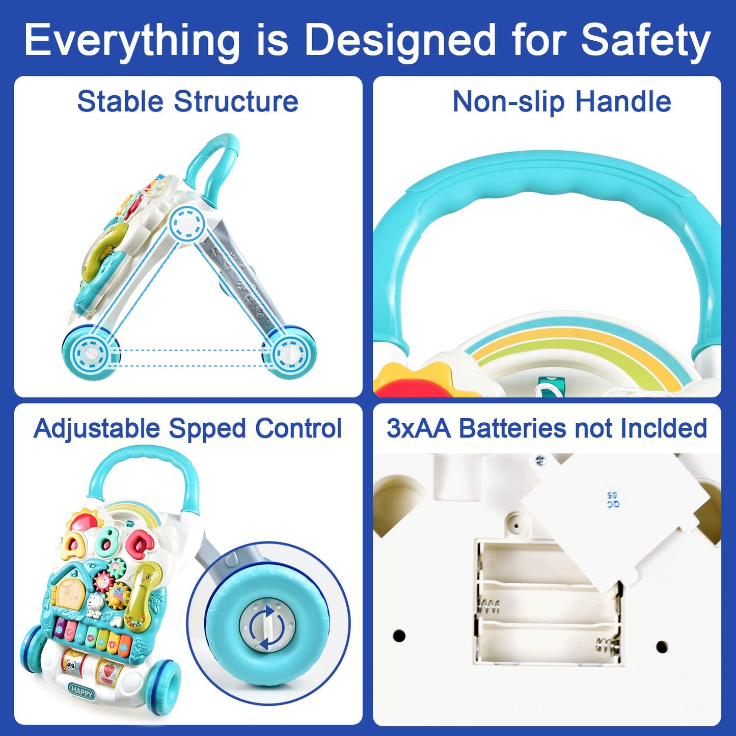 Tuko Baby Learning Walkers For Baby Toys 6-18 Months