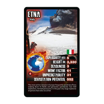 Top Trumps Volcanoes Card Game - One Size, Engaging Gameplay, Perfect for Family Fun and Educational Play