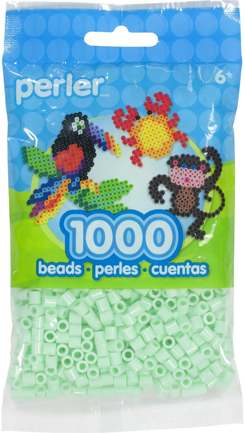 Mint Perler Beads 1000 ct Bag