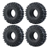RCLIONS 4pcs 2.2inch RC Rubber Wheel Tyre 137mm/5.3inch with Foam Insert for 1/10 RC Crawler Car Axial Wraith