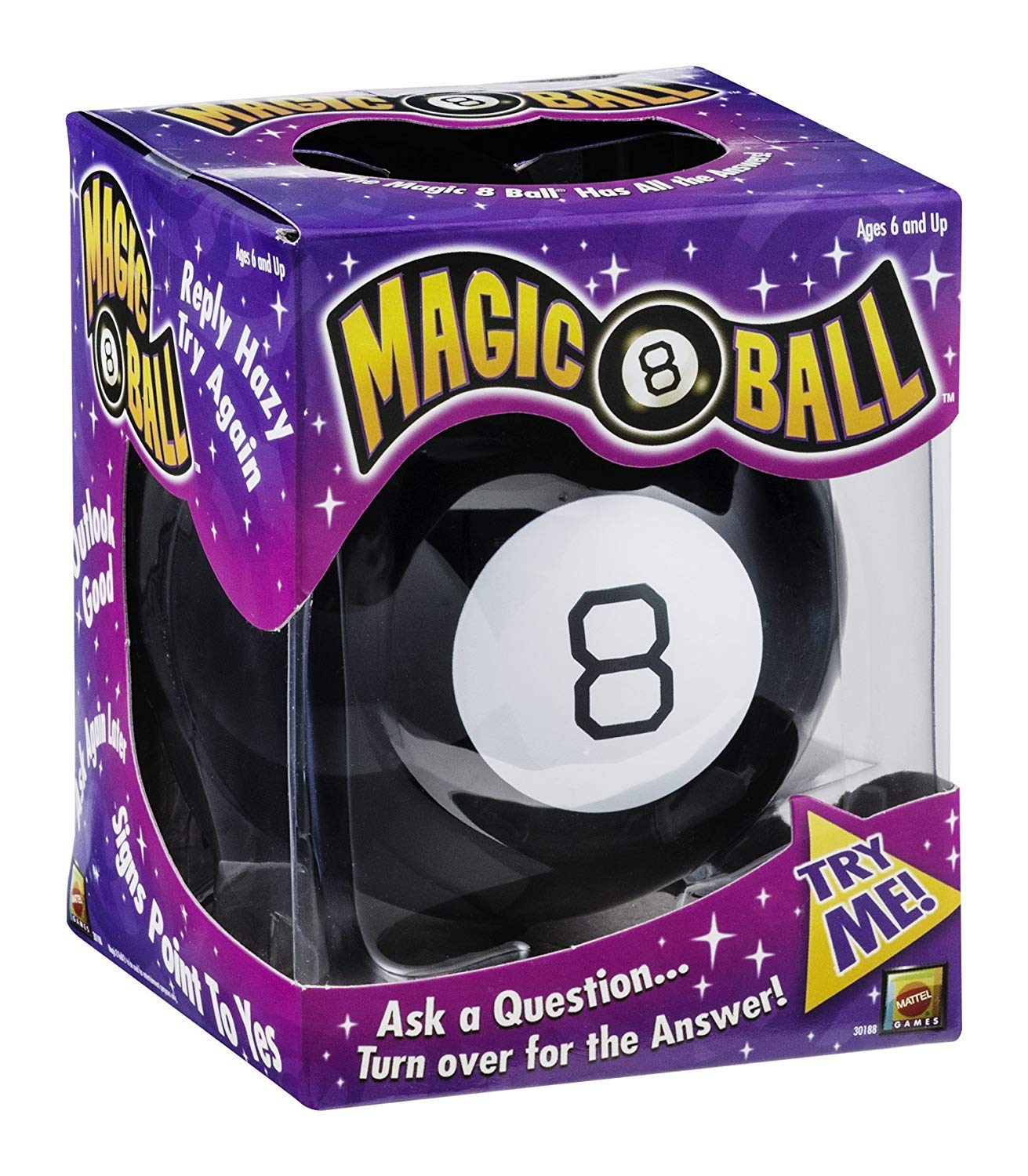 Mattel Games 30188 Magic 8 Ball-New