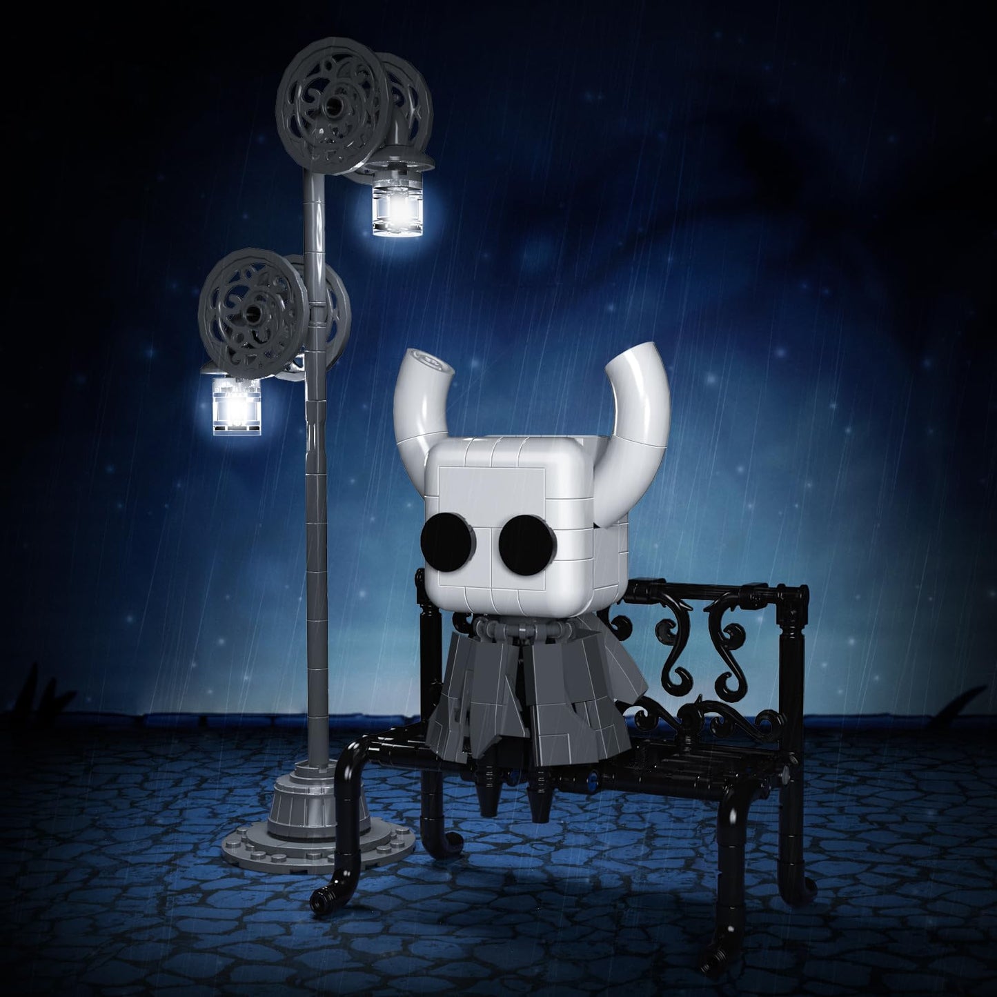 Knight Building Set, Popular Game Knight Action Figure Building Toy, Lighting Collectible Decoration Character Compatible With Lego, Gift For Halloween Boys And Girls(329 Pieces)