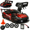 Toofun Rc Drift Car For Adults | High Speed 4X4 Remote Control Car With Speed Adjustment, Led Lights, Extra Tyres & Cone - Recha