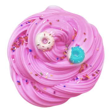 Donut Slime With Charms, Scented Butter Slime, Non-Sticky, Stress Relief Toy For Girls And Boys (200Ml)