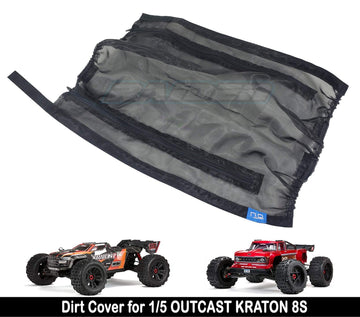 Chassis Rocks Snow Leaves Mud Dirt Dust Resist Guard Cover fits Arrma 1/5 Outcast KRATON 8S