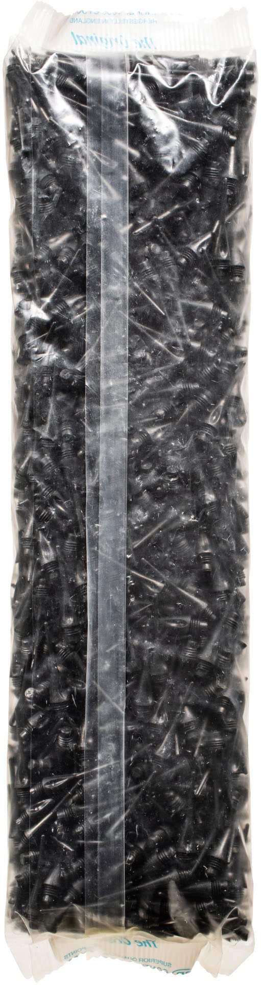 Viper Dart Accessory - Diamond 1/4" Thread Soft Tip Dart Points, Black, 1000 Pack, Model 37-1615-01, Plastic