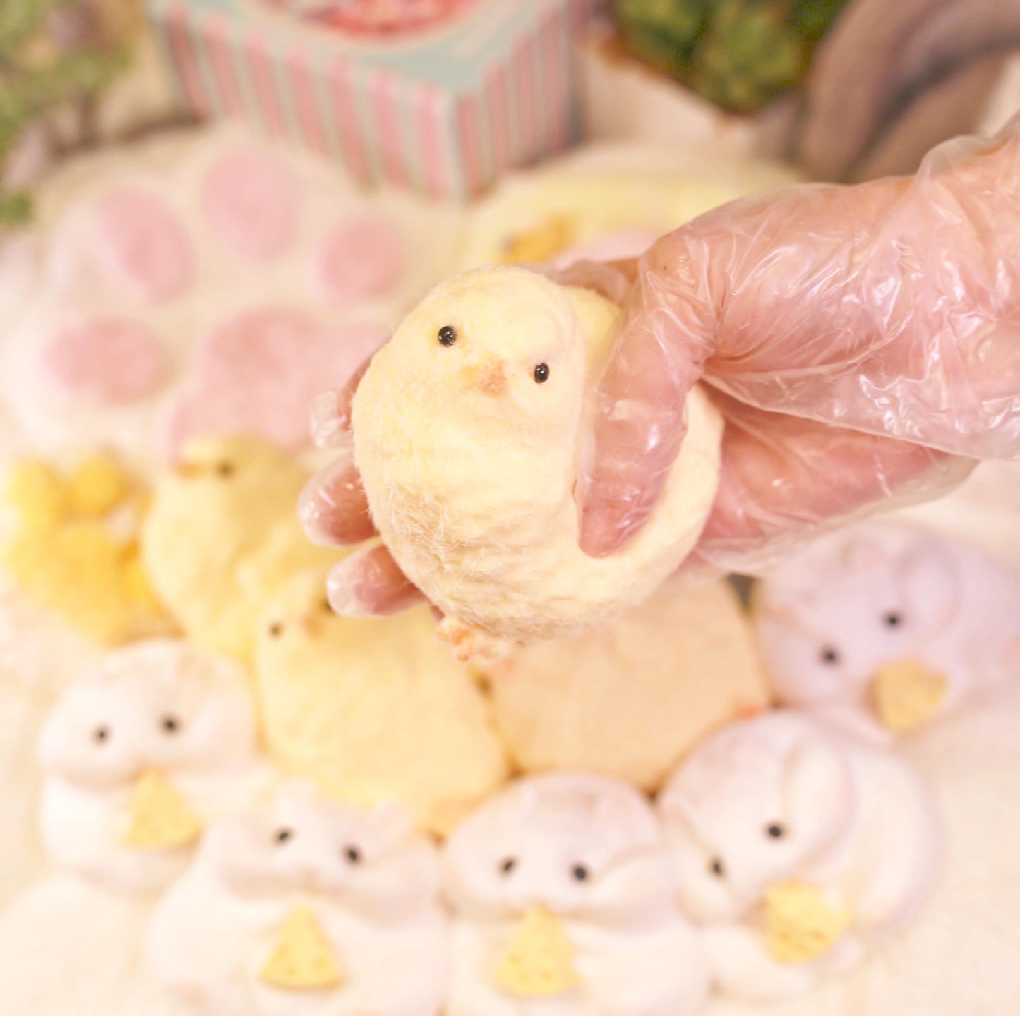 1Pcs New Handmade Chick Squishy Toys Ultra Soft Squishy Fidget Toys Silicone Squeeze Toys For Stress Relief ( Chicken ) (Chick,