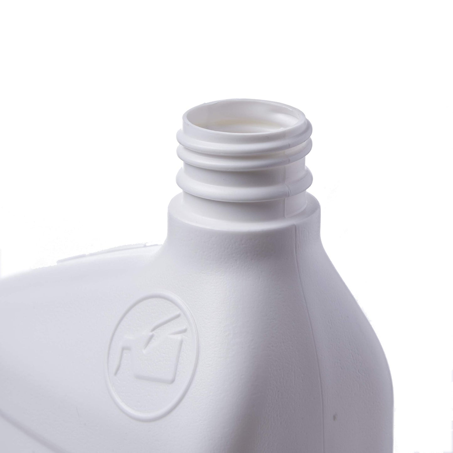 Consolidated Plastics 40622 Rectangular Oil Bottle Hdpe, 32 Oz., White, 12 Piece