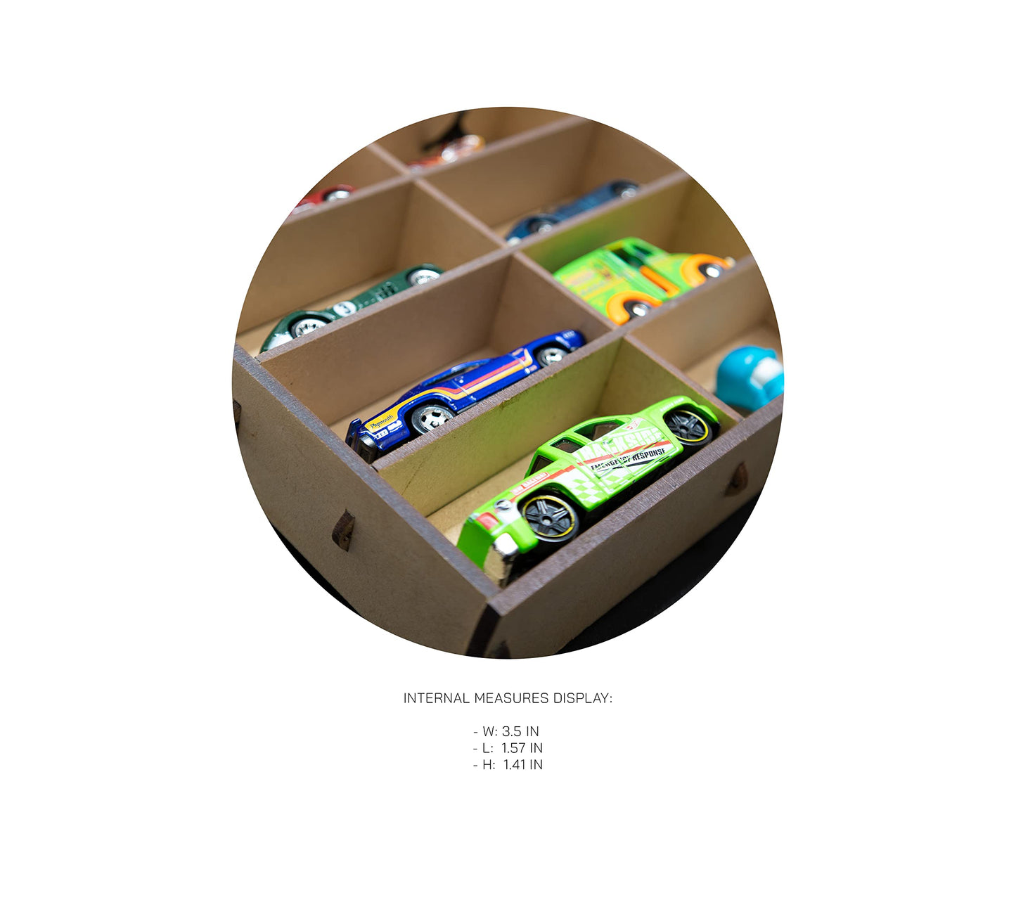 Alejandro Cortes Display Case Organizer Storage Hot Collectibles Display Shelf Shelves Wheels Toy Loose Cars 1/64 Diecast Cars (