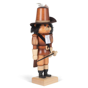 Chocolate Brown Puss in Boots 10.75 x 4 Wood Decorative Tabletop Figurine