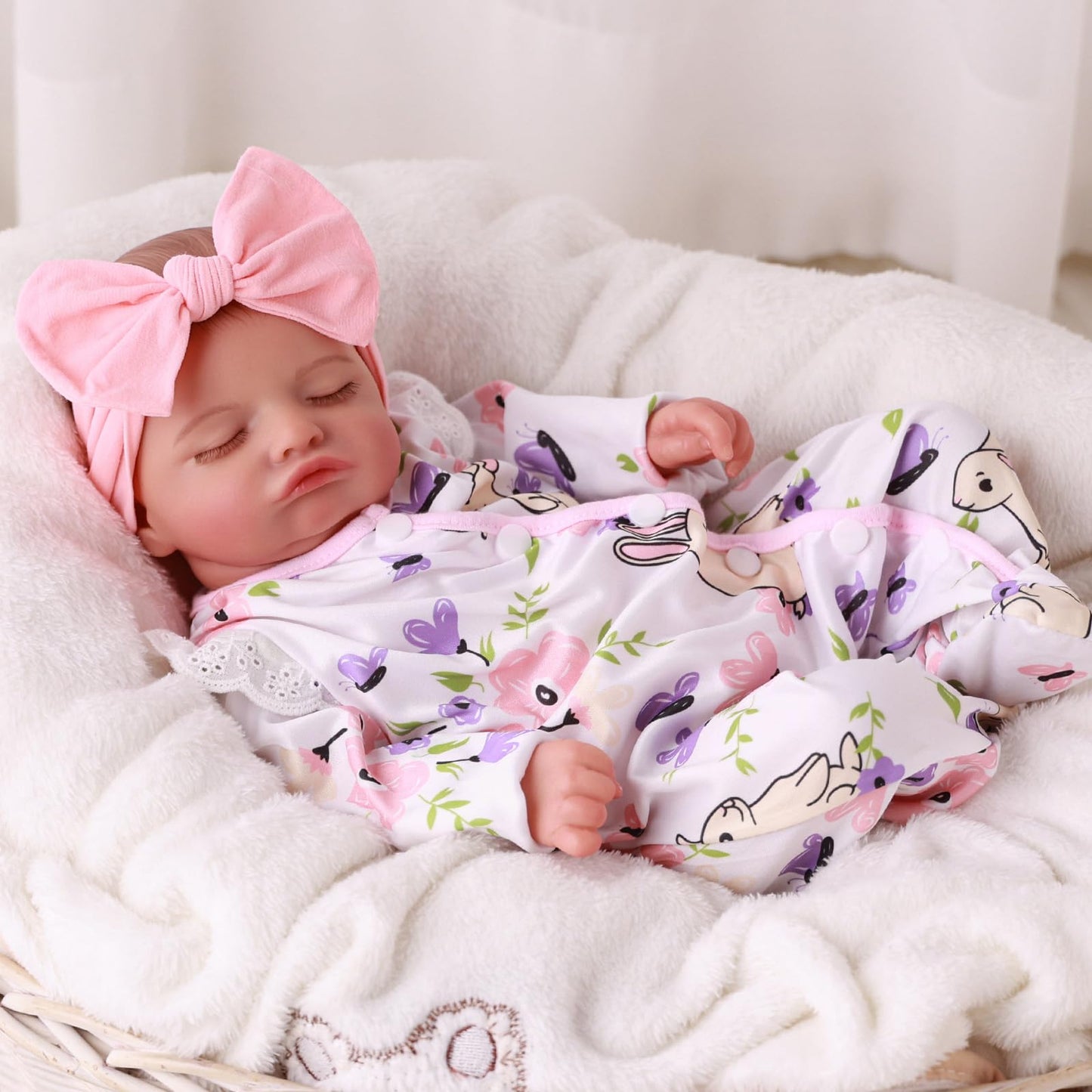 Babeside Lifelike Reborn Baby Dolls Girl - 20 Inch Realistic Newborn Baby Dolls With Poseable Body, Real Life Baby Dolls With Accessories For 3+ Year Old Girls Gifts, Pretend Play, Collection