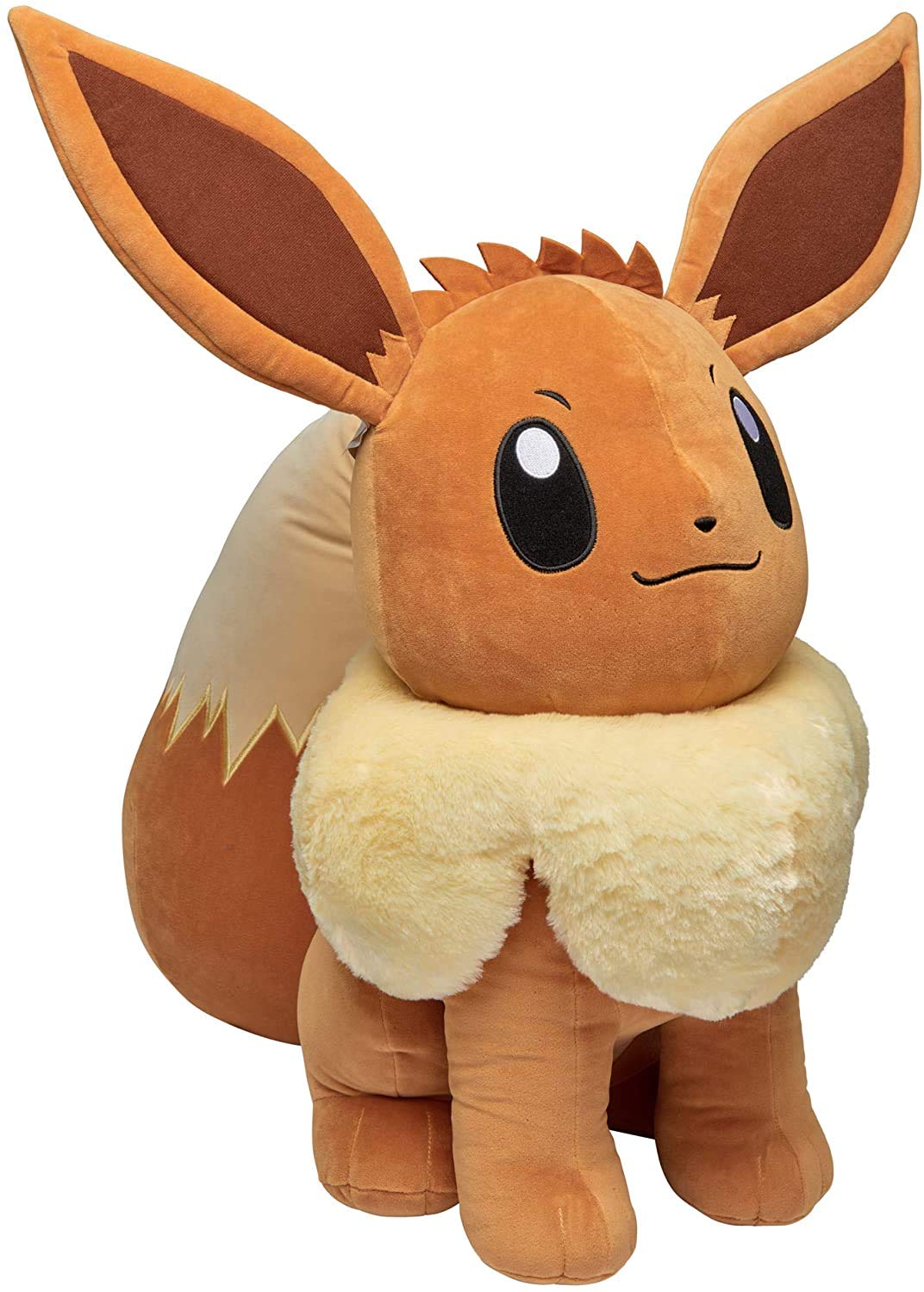 Pokemon Eevee Giant Plush, 24-Inch - Adorable, Ultra-Soft, Life Size Plush Toy, Perfect For Playing & Displaying - Gotta Catch ‘Em All