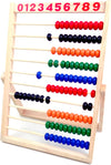 Magikon Wooden Counting Number Frame, 10 Rows Abacus For Kids Learning Math (11-1/2-Inch)