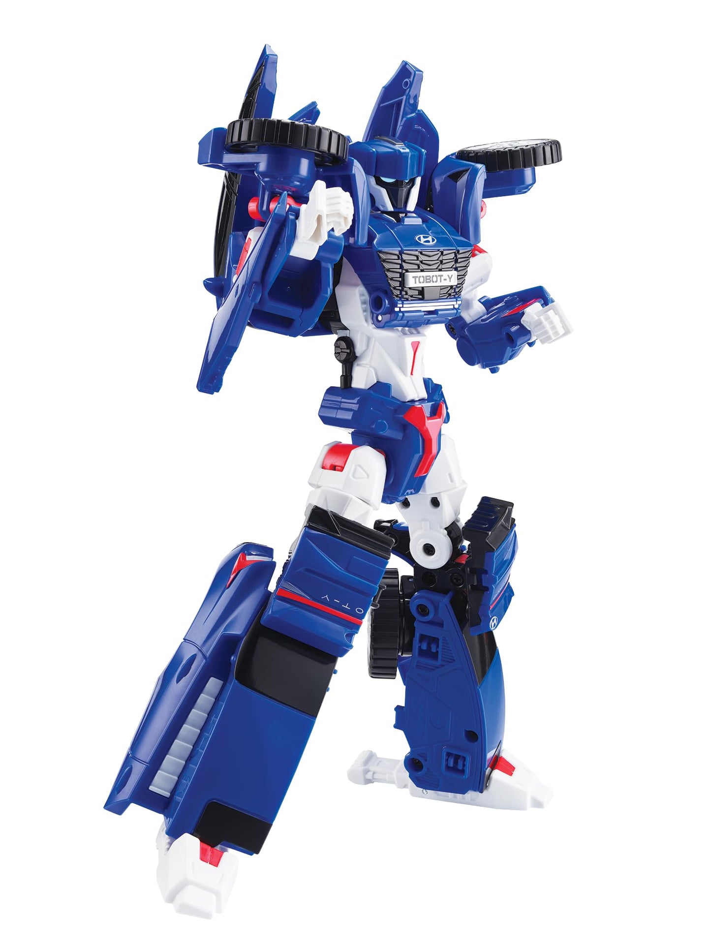 New Tobot, Tobot Y, Youngtoys Transforming Collectible Vehicle To Robot, Heroes Animation Character Toys For Kids 3 And Up Trans