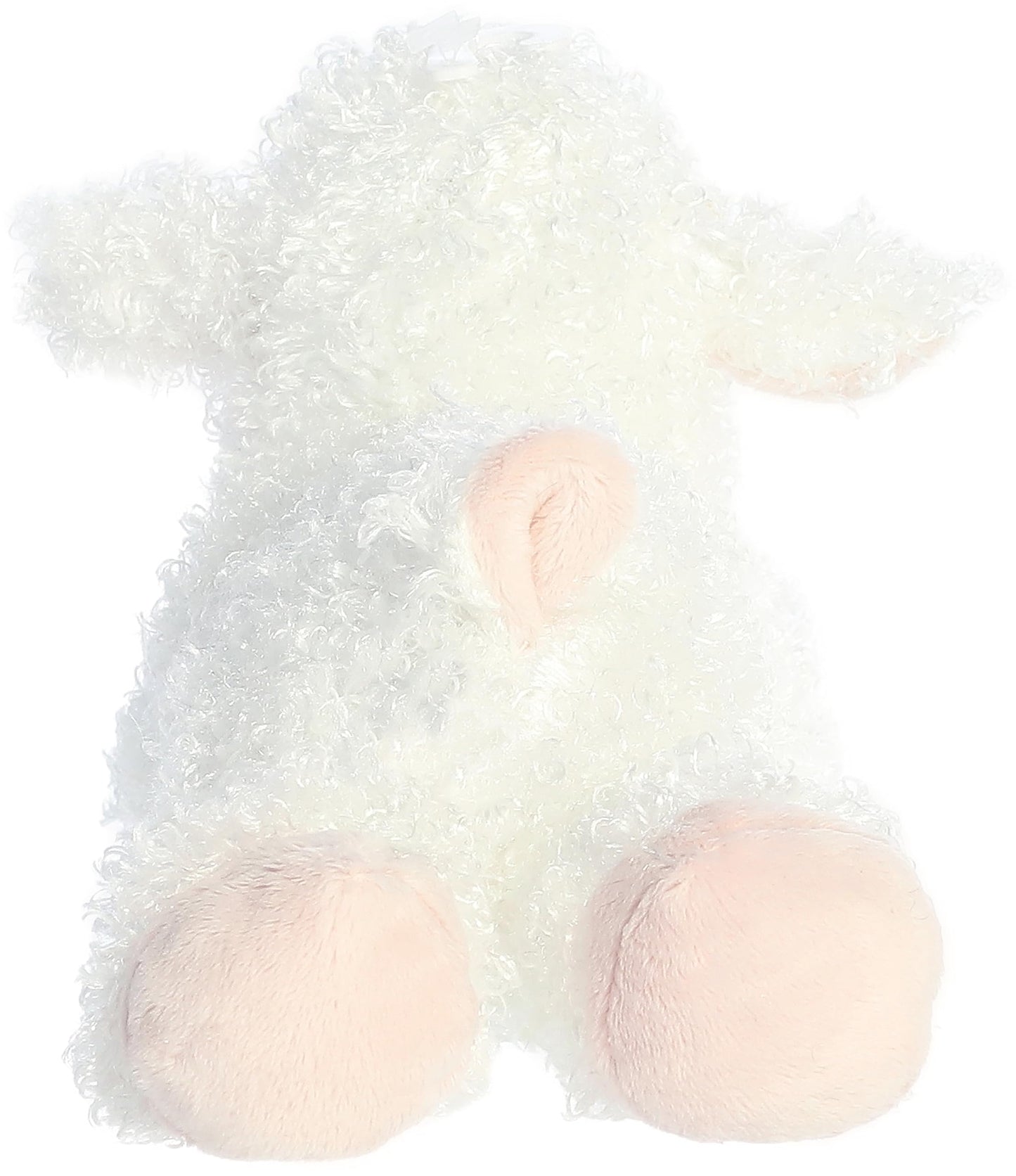 Aurora® Adorable Mini Flopsie™ Lana™ Stuffed Animal - Playful Ease - Timeless Companions - White 8 Inches