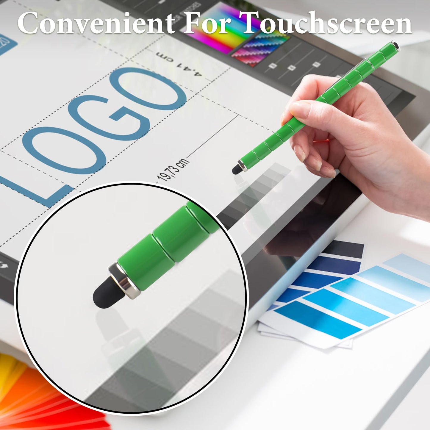 Sukipin Magnetic Fidget Pen, Green Fidget Pen, Fidget Pens For Adults, Fidget Toys For Christmas Stocking Stuffers, Easter Baske