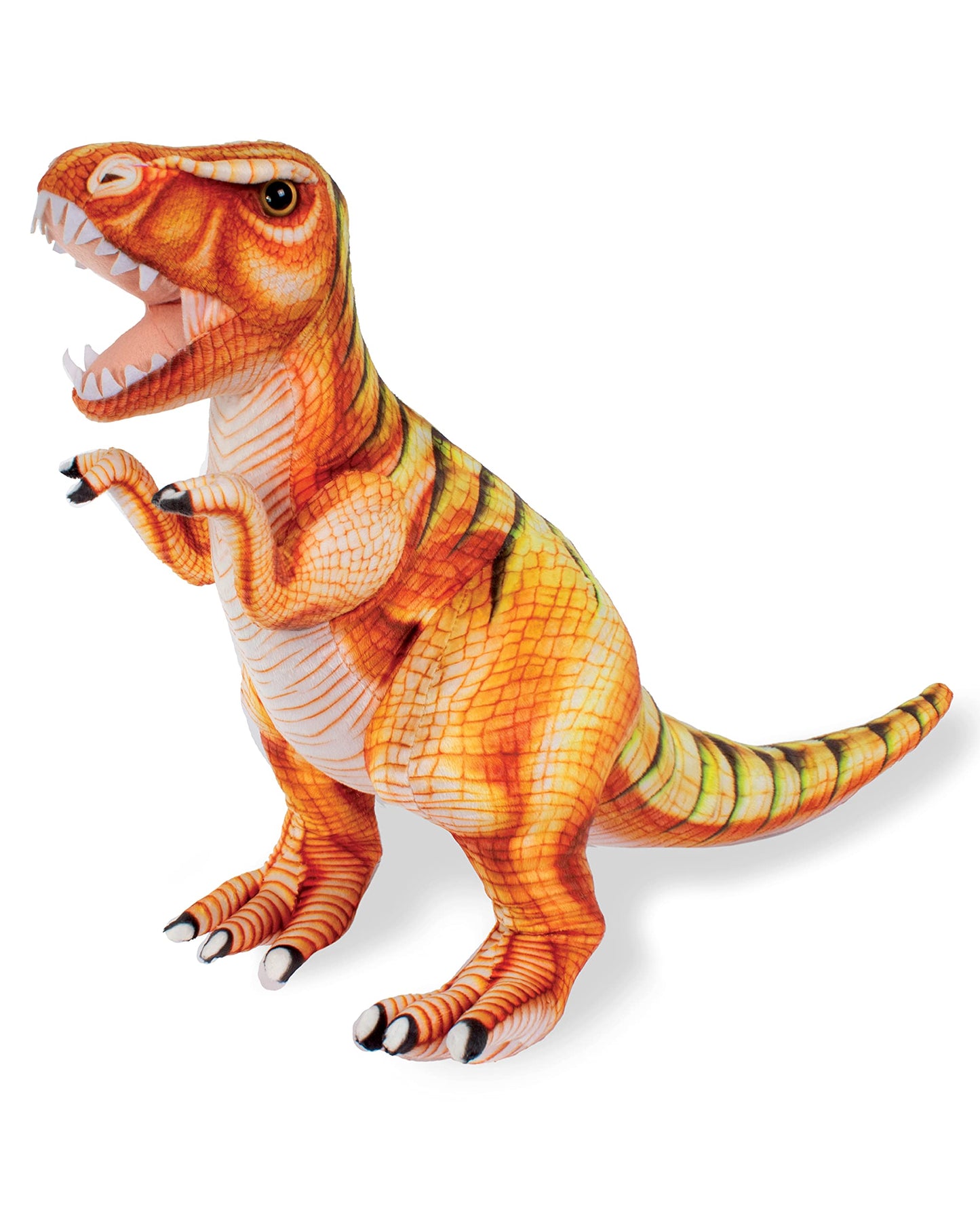 Real Planet 16' T Rex Stuffed Animal - Realistic Dinosaur Plush Toys, Dino Plushie, Cute Dinosaur Plush, Plush Dinosaur Stuffed Animal, (Brown T-Rex, 16') (16' Long)