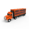 Driven by Battat Car Carrier Toy Truck with Detachable Trailer, 12.93"x3"x4.16", Multicolor, Plastic, Model WH1181Z, Ideal for Kids 3+