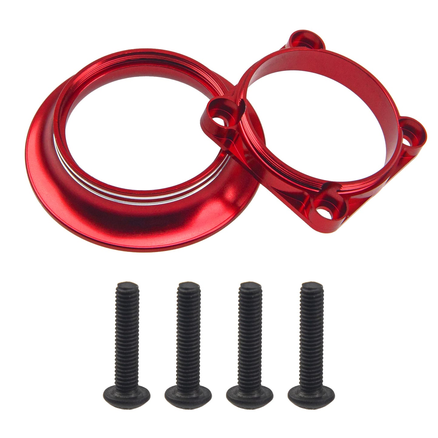 Vgoohobby Metal Motor ESC Cooling Fan Cover Air Inlet Channel 3010 for 30mm 30mm 540 550 Motor Fan Compatible with 1/8 1/10 1/1
