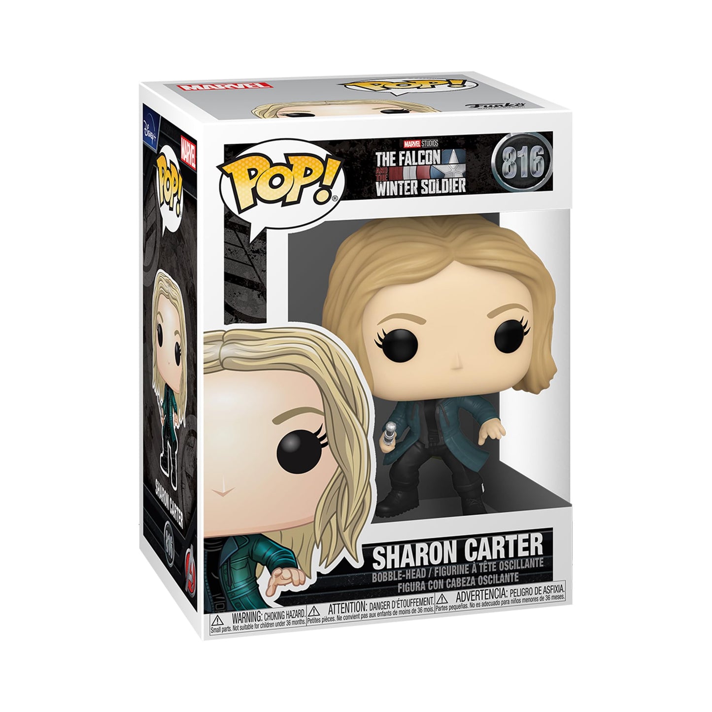 Funko Pop Marvel: The Falcon And The Winter Soldier - Sharon Carter, Multicolor, Standard