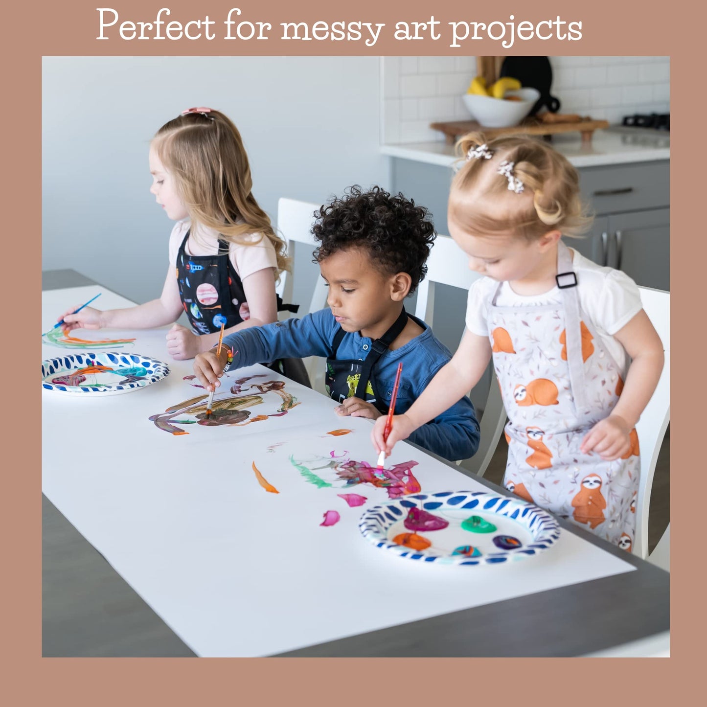 Babyboet Kids Apron For Girls And Boys Apron For Kids Toddler With Pocket For Painting Cooking Baking Art Gardening Craft (Kids
