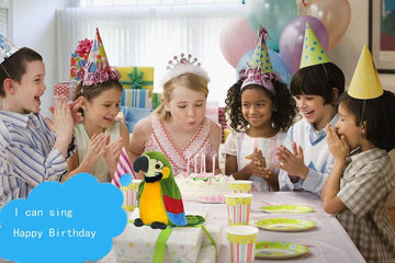 Talking Parrot Speaking Parrot Record Repeats Toy Talking Stuffed Animal Waving Wings Interactive Plush Toy Kid Birthday Gift