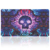 Mtgpro Playmat For Mtg 24X14 Inches,Playmat For Magic The Gathering With Non-Slip Rubber Base And Stitched Edges, Includes Stora