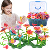 Biranco. Flower Garden Building Toys - Build A Bouquet Floral Arrangement Playset For Toddlers And Kids Gifts Age 3, 4, 5, 6 Yea