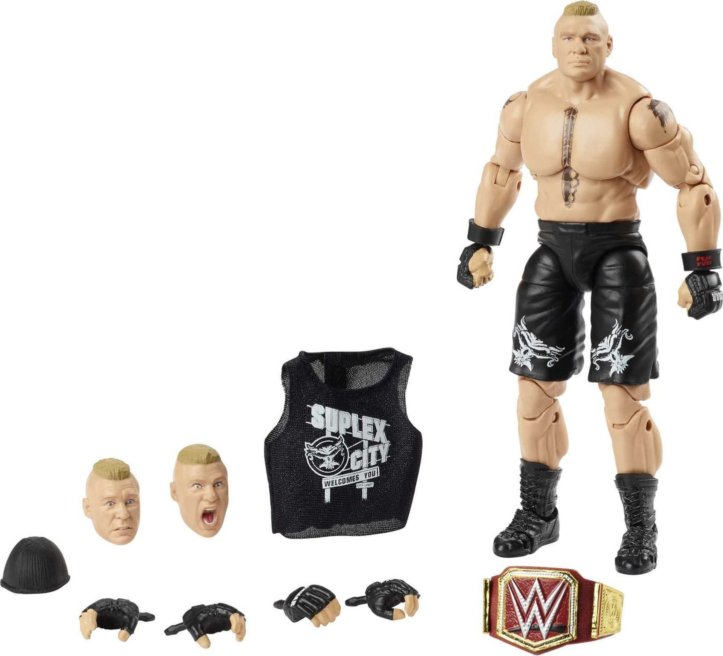 Wwe Ultimate Edition Multiple-Pose 6-Inch Action Figure With Entrance Gear, Extra Heads & Swappable Hands