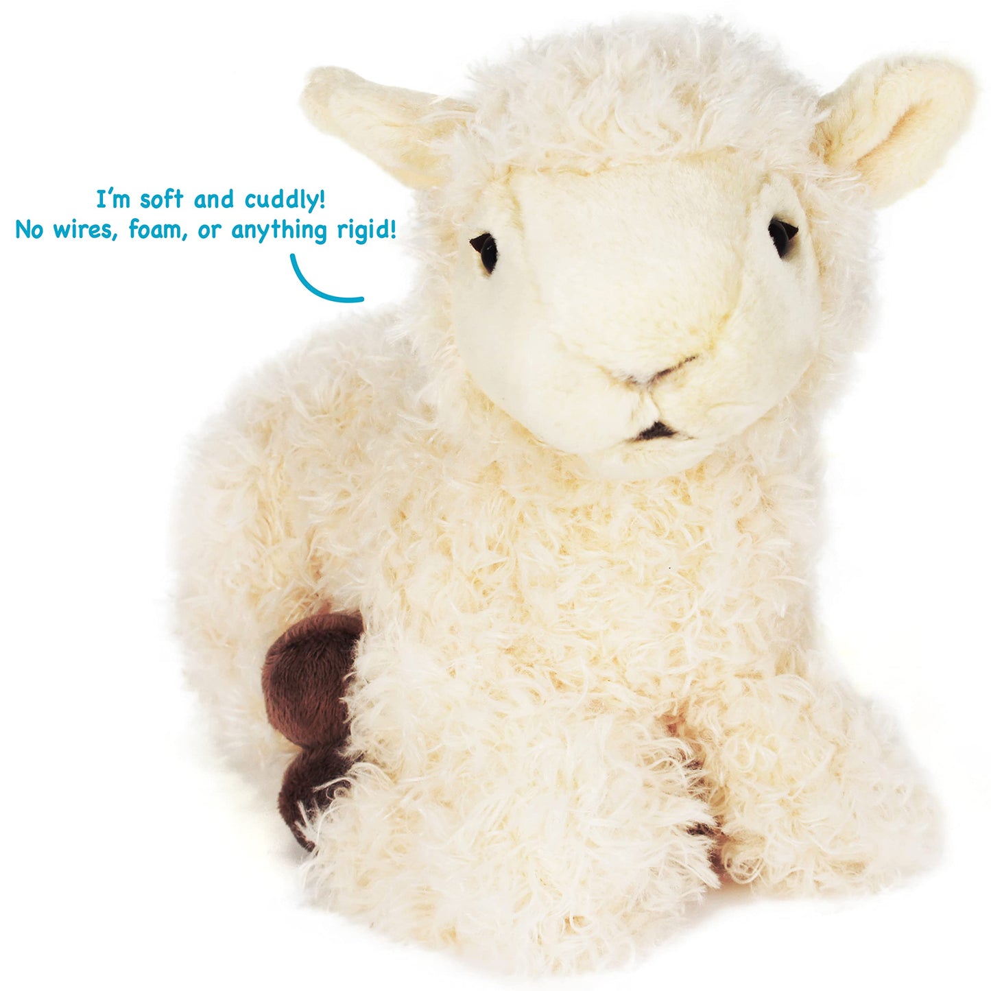 Tigerhart Shooky The Sheep - 10 Inch Stuffed Animal Plush