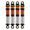 INJORA 45mm Aluminum Oil Damper Shocks for FCX24 RC Crawler - Gold