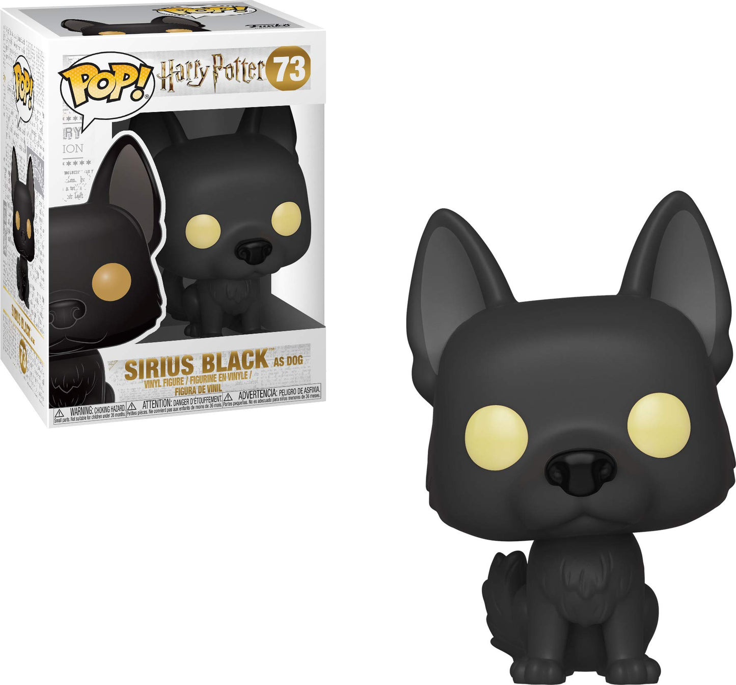 Funko Pop! Harry Potter Sirius Black as Dog Vinyl Figure, Standard Size, Multicolor, Model 35514