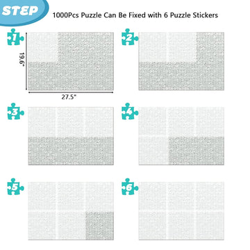Preserve 4 X 1000 Puzzle Saver Glue Sheets 24 Pack - Quick Stick Adhesive For Puzzles, Easy Application, Mess-Free Framing, Comp