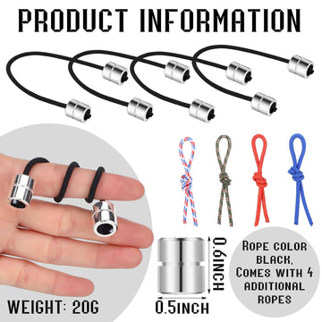 WinnerWhy 4 Pcs Begleri Fidget Beads Toy mature-themeds Metal Anxiety Fidget Spinner Worry Beads Stainless Steel Cylinder Shaped Begleri Toy for mature-themed Men Women Relaxation(Silver)