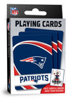 Masterpieces Family Games - Nfl New England Patriots Playing Cards - Officially Licensed Playing Card Deck For Adults, Kids, And Family